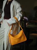 Luxury Togo Calfskin Leather Pillow Bag | Minimalist Slouchy Crossbody & Shoulder Bag | 2026 Designer Collection