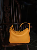 Luxury Togo Calfskin Leather Pillow Bag | Minimalist Slouchy Crossbody & Shoulder Bag | 2026 Designer Collection