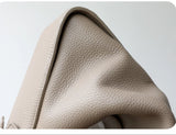 Luxury Togo Calfskin Leather Pillow Bag | Minimalist Slouchy Crossbody & Shoulder Bag | 2026 Designer Collection