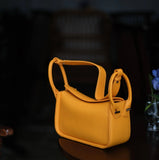 Luxury Togo Calfskin Leather Pillow Bag | Minimalist Slouchy Crossbody & Shoulder Bag | 2026 Designer Collection