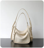 Luxury Togo Calfskin Leather Pillow Bag | Minimalist Slouchy Crossbody & Shoulder Bag | 2026 Designer Collection