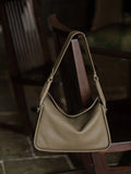 Luxury Togo Calfskin Leather Pillow Bag | Minimalist Slouchy Crossbody & Shoulder Bag | 2026 Designer Collection