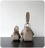 Luxury Togo Calfskin Leather Pillow Bag | Minimalist Slouchy Crossbody & Shoulder Bag | 2026 Designer Collection