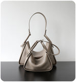 Luxury Togo Calfskin Leather Pillow Bag | Minimalist Slouchy Crossbody & Shoulder Bag | 2026 Designer Collection