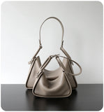 Luxury Togo Calfskin Leather Pillow Bag | Minimalist Slouchy Crossbody & Shoulder Bag | 2026 Designer Collection