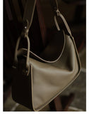 Luxury Togo Calfskin Leather Pillow Bag | Minimalist Slouchy Crossbody & Shoulder Bag | 2026 Designer Collection