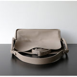 Luxury Togo Calfskin Leather Pillow Bag | Minimalist Slouchy Crossbody & Shoulder Bag | 2026 Designer Collection