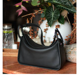 Luxury Togo Calfskin Leather Pillow Bag | Minimalist Slouchy Crossbody & Shoulder Bag | 2026 Designer Collection