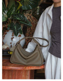 Luxury Togo Calfskin Leather Pillow Bag | Minimalist Slouchy Crossbody & Shoulder Bag | 2026 Designer Collection