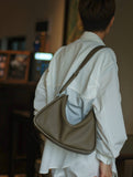 Luxury Togo Calfskin Leather Pillow Bag | Minimalist Slouchy Crossbody & Shoulder Bag | 2026 Designer Collection