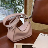 Luxury Togo Calfskin Leather Pillow Bag | Minimalist Slouchy Crossbody & Shoulder Bag | 2026 Designer Collection