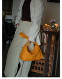 Luxury Togo Calfskin Leather Pillow Bag | Minimalist Slouchy Crossbody & Shoulder Bag | 2026 Designer Collection
