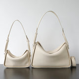 Luxury Togo Calfskin Leather Pillow Bag | Minimalist Slouchy Crossbody & Shoulder Bag | 2026 Designer Collection
