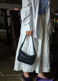 Luxury Togo Calfskin Leather Pillow Bag | Minimalist Slouchy Crossbody & Shoulder Bag | 2026 Designer Collection