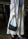 Luxury Togo Calfskin Leather Pillow Bag | Minimalist Slouchy Crossbody & Shoulder Bag | 2026 Designer Collection