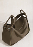 Luxury Togo Calfskin Leather Pillow Bag | Minimalist Slouchy Crossbody & Shoulder Bag | 2026 Designer Collection