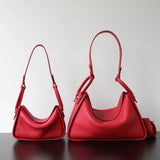 Luxury Togo Calfskin Leather Pillow Bag | Minimalist Slouchy Crossbody & Shoulder Bag | 2026 Designer Collection