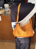 Luxury Togo Calfskin Leather Pillow Bag | Minimalist Slouchy Crossbody & Shoulder Bag | 2026 Designer Collection