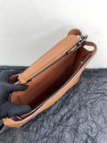 Luxury Togo Leather Structured Brief Tote, Unisex Shoulder Bag & Handbag, Laptop Bag