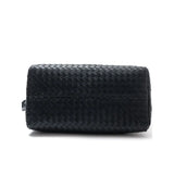 Luxury Women's Lambskin Woven Boston Crossbody Bag | Handcrafted Versatile Shoulder Bag - Image 7