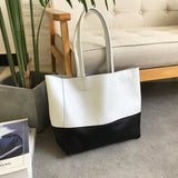 Custom Handcrafted Soft Grain Cowhide Leather Tote | Large Two-Tone Shoulder Bag for Laptop & Travel