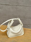 Luxury Togo Calfskin Leather Pillow Bag | Minimalist Slouchy Crossbody & Shoulder Bag | 2026 Designer Collection