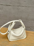 Luxury Togo Calfskin Leather Pillow Bag | Minimalist Slouchy Crossbody & Shoulder Bag | 2026 Designer Collection