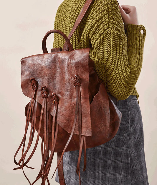 Large leather backpack, Handcrafted leather bag, Women Vintage School bag,Full Grain Leather Everyday Backpack, Special Gift for Her