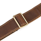 Men's Crazy Horse Leather Crossbody Bag | Vintage Full Grain Cowhide Satchel & Flap Bag