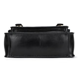 Men's Crazy Horse Leather Crossbody Bag | Vintage Full Grain Cowhide Satchel & Flap Bag
