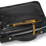 Men's Crazy Horse Leather Crossbody Bag | Vintage Full Grain Cowhide Satchel & Flap Bag