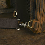 Men's Crazy Horse Leather Vintage Sling Bag — Handmade 3-Way Carry Chest / Shoulder / Backpack