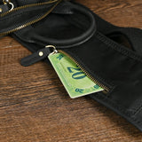 Men's Crazy Horse Leather Vintage Sling Bag — Handmade 3-Way Carry Chest / Shoulder / Backpack