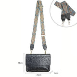 Men's Full Grain Leather Crossbody Bag, Handcrafted Embossed Floral Messenger Bag, Antique Leather Brown Purse