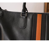 Men’s Italian Full Grain Leather Weekender Travel Bag, Handcrafted Large Overnight Duffle Bag for Business, Weekend Getaway, Gym, Carry-On, and Short Trips