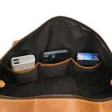 Men's or Women's Crossbody Bag Travelling, Premium Leather Travel Duffel Bag | Carry-All Duffel - Handcrafted Waterproof Gym Carry-On with Shoe Compartment