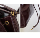 Minimalist Lightweight Oiled Cowhide Leather Versatile Backpack & Shoulder Bucket Bag, Crossbody Tote and Bucket Bag For Women