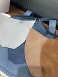 Minimalist & Versatile Soft Cowhide Leather Crossbody Bag with Lock Closure