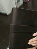 Vintage Leather Journal with Combination Lock | Handmade Full Grain Leather Diary Notebook