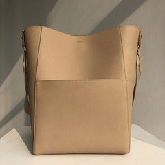 Extra Large Genuine Leather Bucket Bag, Minimalist Classic Leather Tote Bag, Fashion Designer Shoulder Bag Wide Strap, Gift For Her Extra Large Genuine Leather Bucket Bag, Minimalist Classic Leather Tote Bag, Fashion Designer Shoulder Bag Wide Strap, Gift For Her