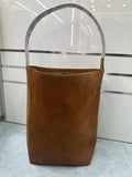 Autumn & Winter Suede Leather Bucket Bag | Women's Minimalist Shoulder Tote