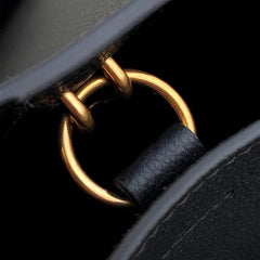 Extra Large Genuine Leather Bucket Bag, Minimalist Classic Leather Tote Bag, Fashion Designer Shoulder Bag Wide Strap, Gift For Her Extra Large Genuine Leather Bucket Bag, Minimalist Classic Leather Tote Bag, Fashion Designer Shoulder Bag Wide Strap, Gift For Her