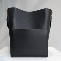 Extra Large Genuine Leather Bucket Bag, Minimalist Classic Leather Tote Bag, Fashion Designer Shoulder Bag Wide Strap, Gift For Her Extra Large Genuine Leather Bucket Bag, Minimalist Classic Leather Tote Bag, Fashion Designer Shoulder Bag Wide Strap, Gift For Her