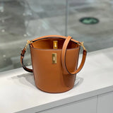 Suede Bag, Smooth & Pebbled Leather Bucket Bag | Crossbody & Top Handle Tote