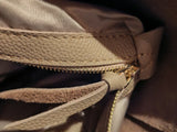 Custom Handcrafted Soft Grain Cowhide Leather Tote | Large Two-Tone Shoulder Bag for Laptop & Travel