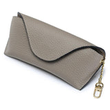 Premium Cowhide Leather Glasses Case | Portable Sunglasses Pouch with Minimalist Design