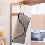 Premium Cowhide Leather Glasses Case | Portable Sunglasses Pouch with Minimalist Design