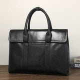 Premium Leather Mens' Suitcase Weekender | 15 Inches Leather Laptop Bag, Ladies' Briefcase, 15 Inches Laptop Bag, Men Work Tote, Business Shoulder Bag, Fashion Designer Laptop Bag Alexel Crafts