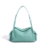Premium Soft Cowhide Leather Hobo Shoulder Bag | Versatile Crossbody & Commuter Bag for Women