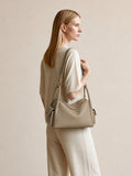 Premium Soft Cowhide Leather Hobo Shoulder Bag | Versatile Crossbody & Commuter Bag for Women